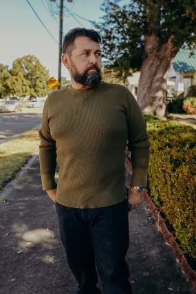 15oz Thermal olive from Freenote Cloth