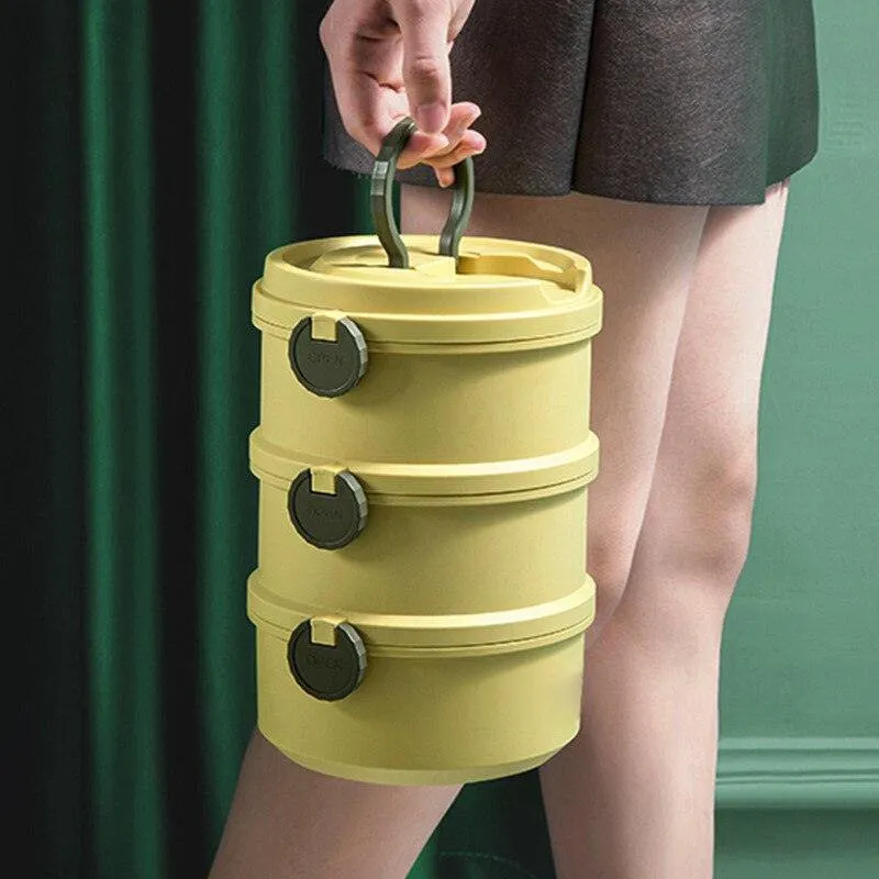 2/3 Layer Morandi Thermal Food Storage Lunch Box