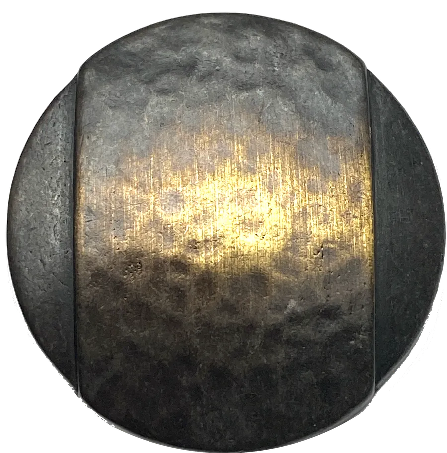 Banded Blended "Old" Brass Metal Button 15/16" / 24mm Shank Back, from JHB Germany # FJ-83