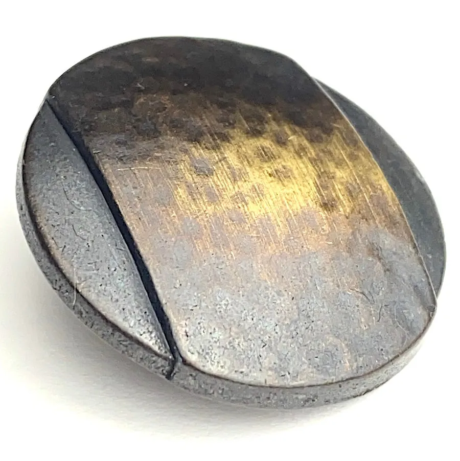Banded Blended "Old" Brass Metal Button 15/16" / 24mm Shank Back, from JHB Germany # FJ-83
