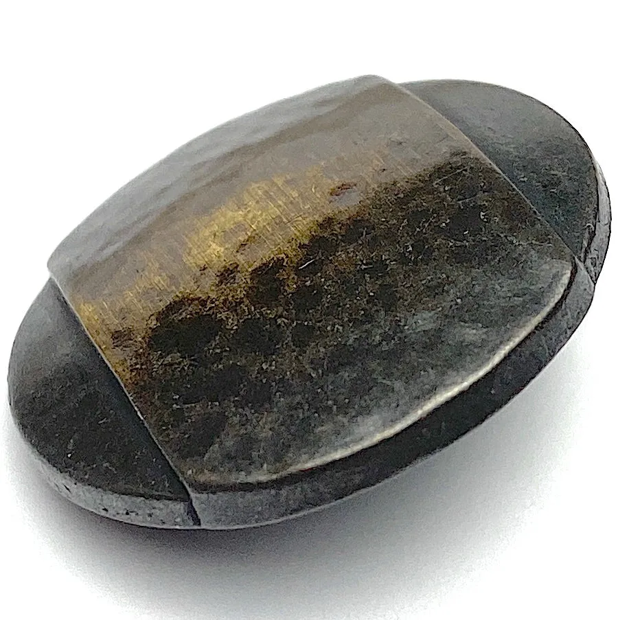 Banded Blended "Old" Brass Metal Button 15/16" / 24mm Shank Back, from JHB Germany # FJ-83