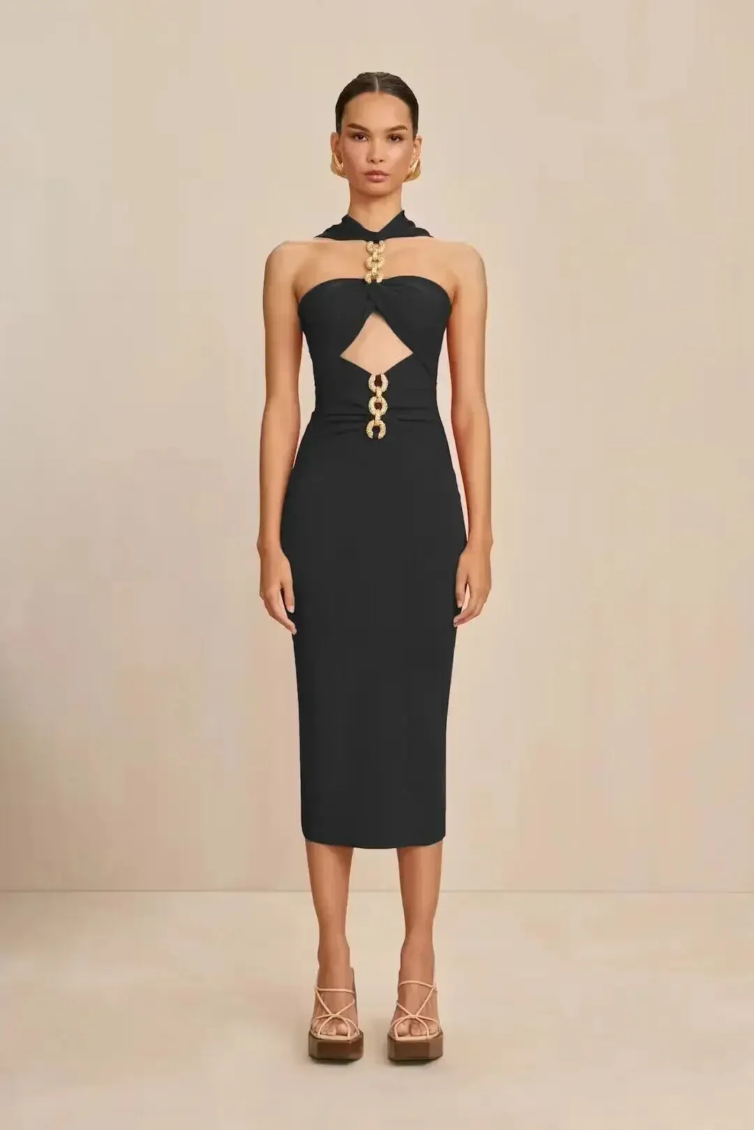 Burning Inside Me Midi Dress