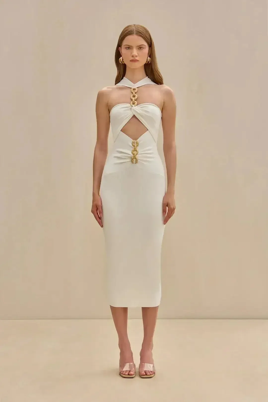 Burning Inside Me Midi Dress