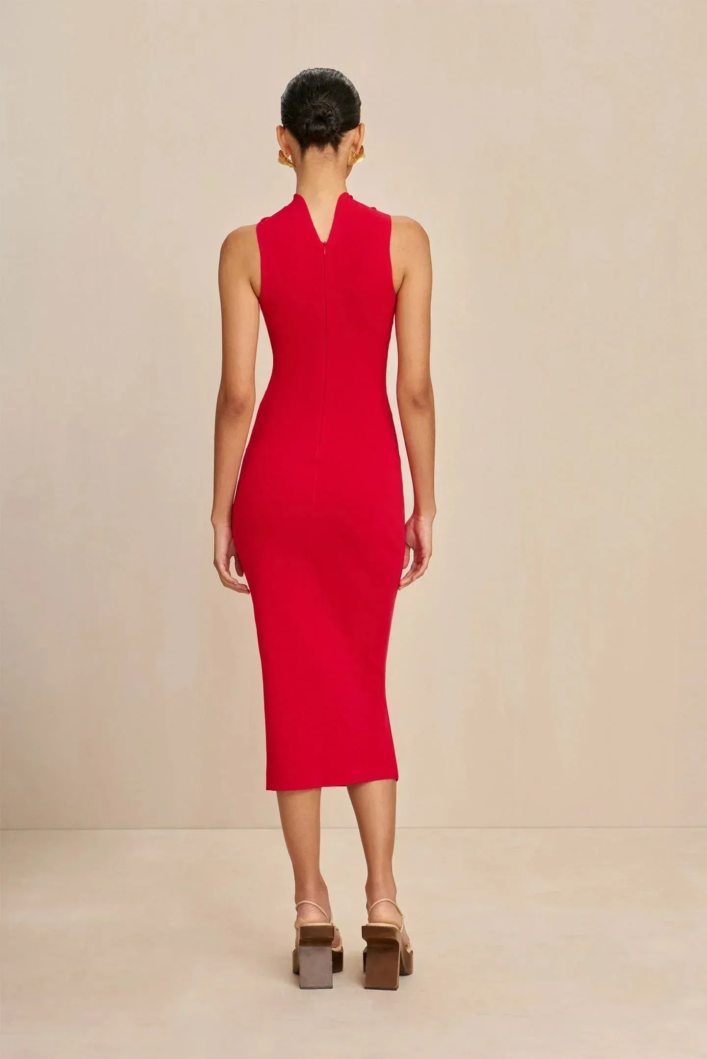 Burning Inside Me Midi Dress