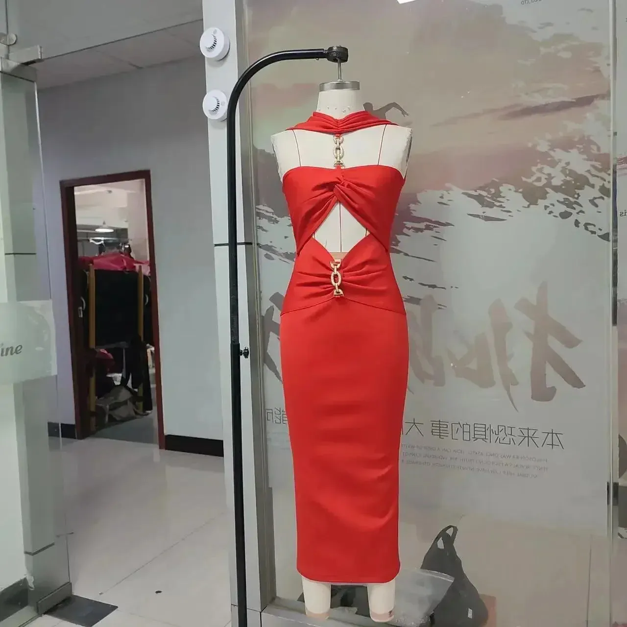 Burning Inside Me Midi Dress