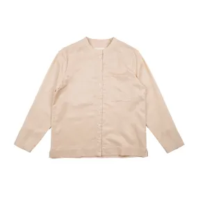 Collarless Shirt Japanese Fabric