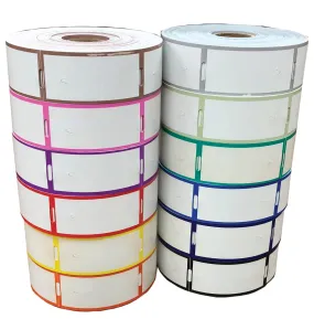 Coloured Direct Thermal Tags
