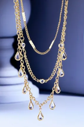 Crystal Layer Necklace