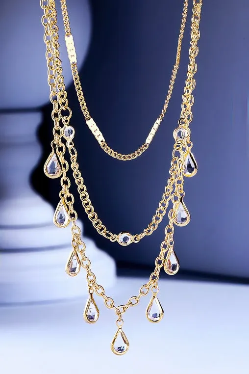 Crystal Layer Necklace