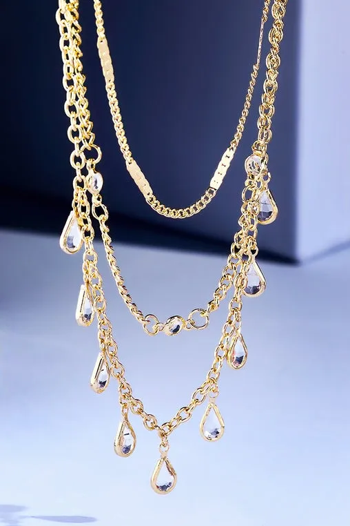 Crystal Layer Necklace