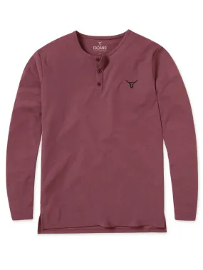 Fadano - Henley L/S - Plum
