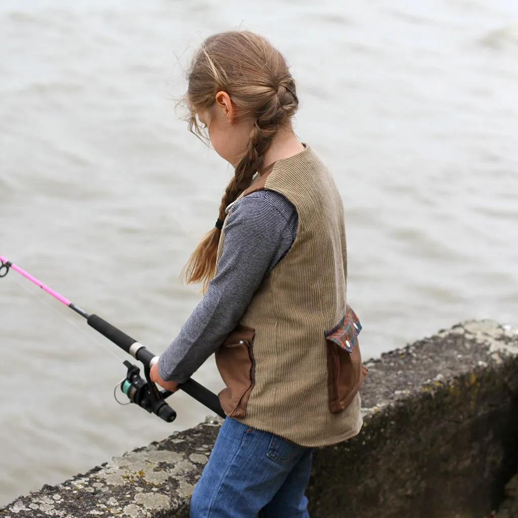 Fishing Vest Add-on Sewing Pattern - Child ~ for Trailblazer Vests