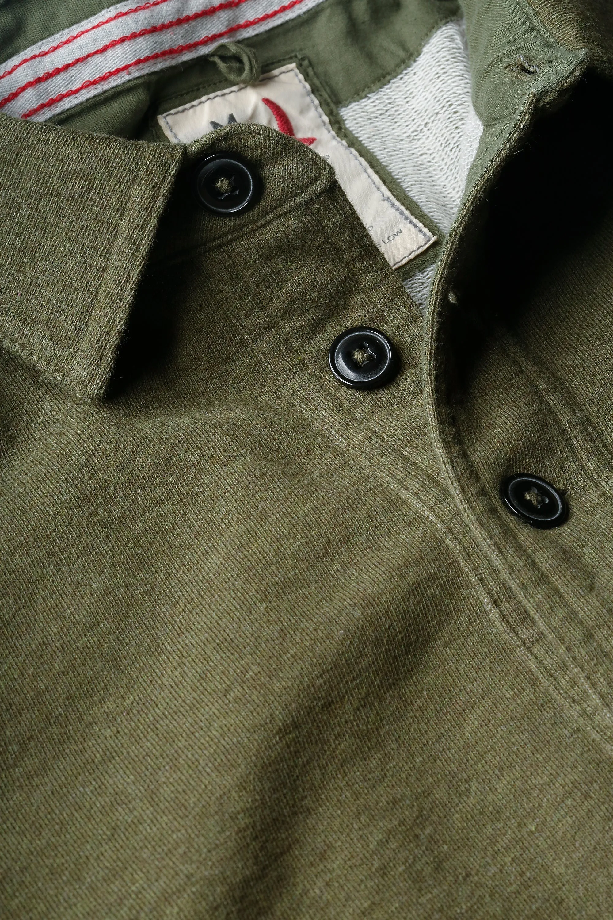 Frenchloop Polo - Loden Heather