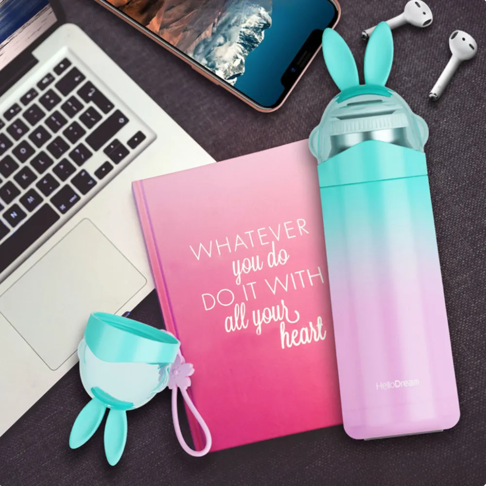 HelloDream Unicorn Splatter Vacuum Insulated Stainless Steel Travel Tumbler, Multiple Colors