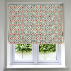 Laila Cotton Burnt Orange Roman Blind