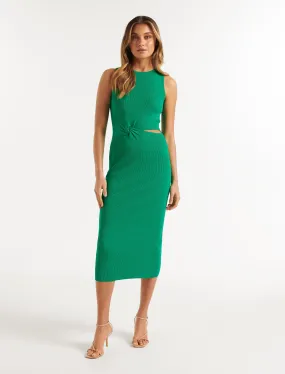 Leonie Twist Cut Out Knit Dress
