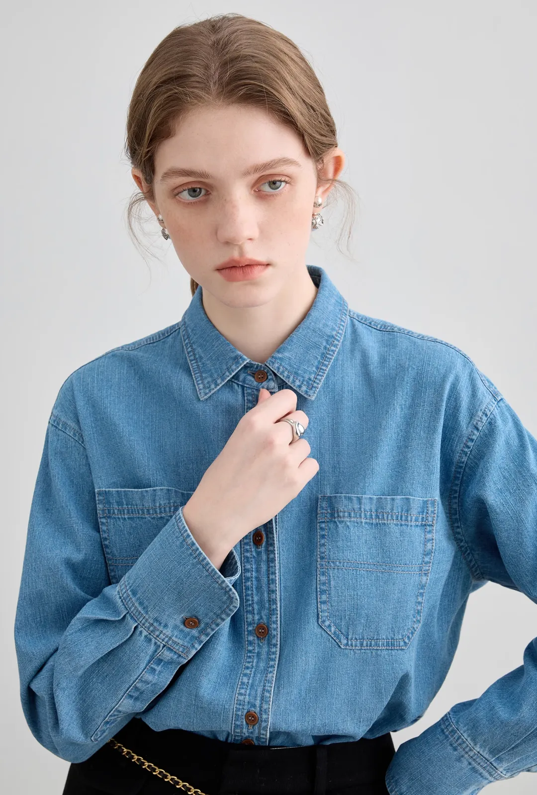 Multi-Layer Denim Shirt
