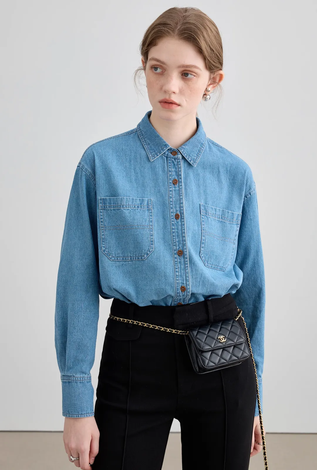 Multi-Layer Denim Shirt