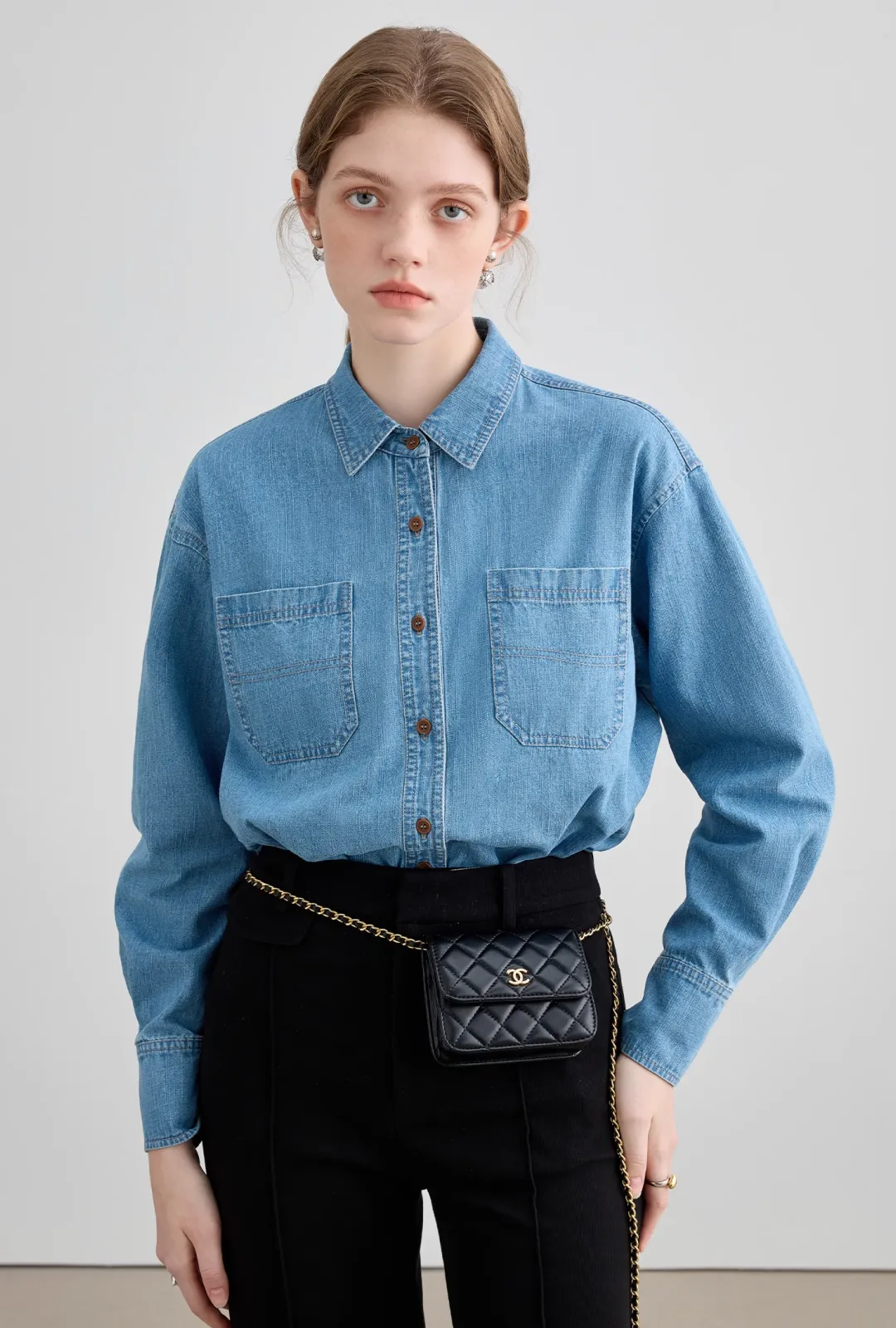 Multi-Layer Denim Shirt