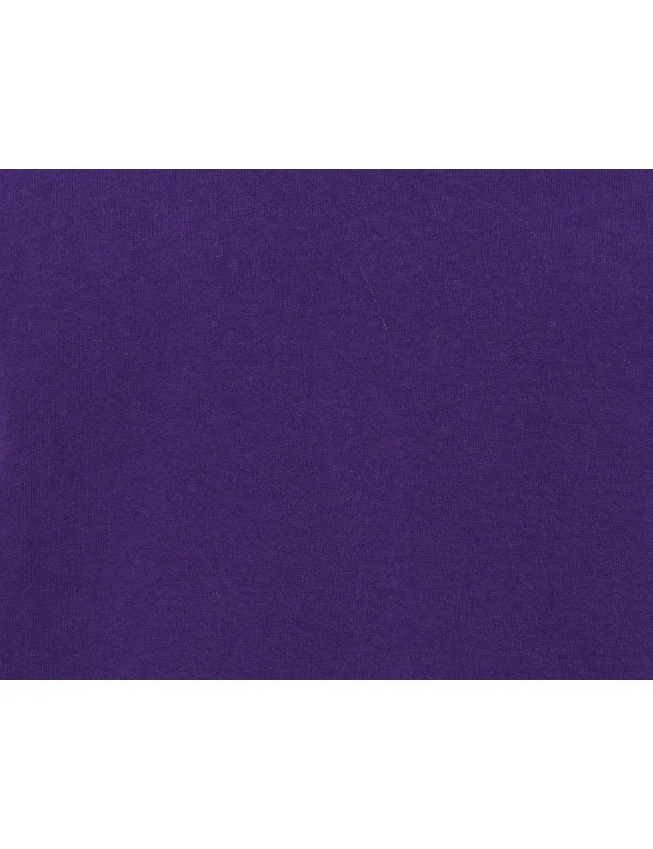 Purple Plain T-shirt - L