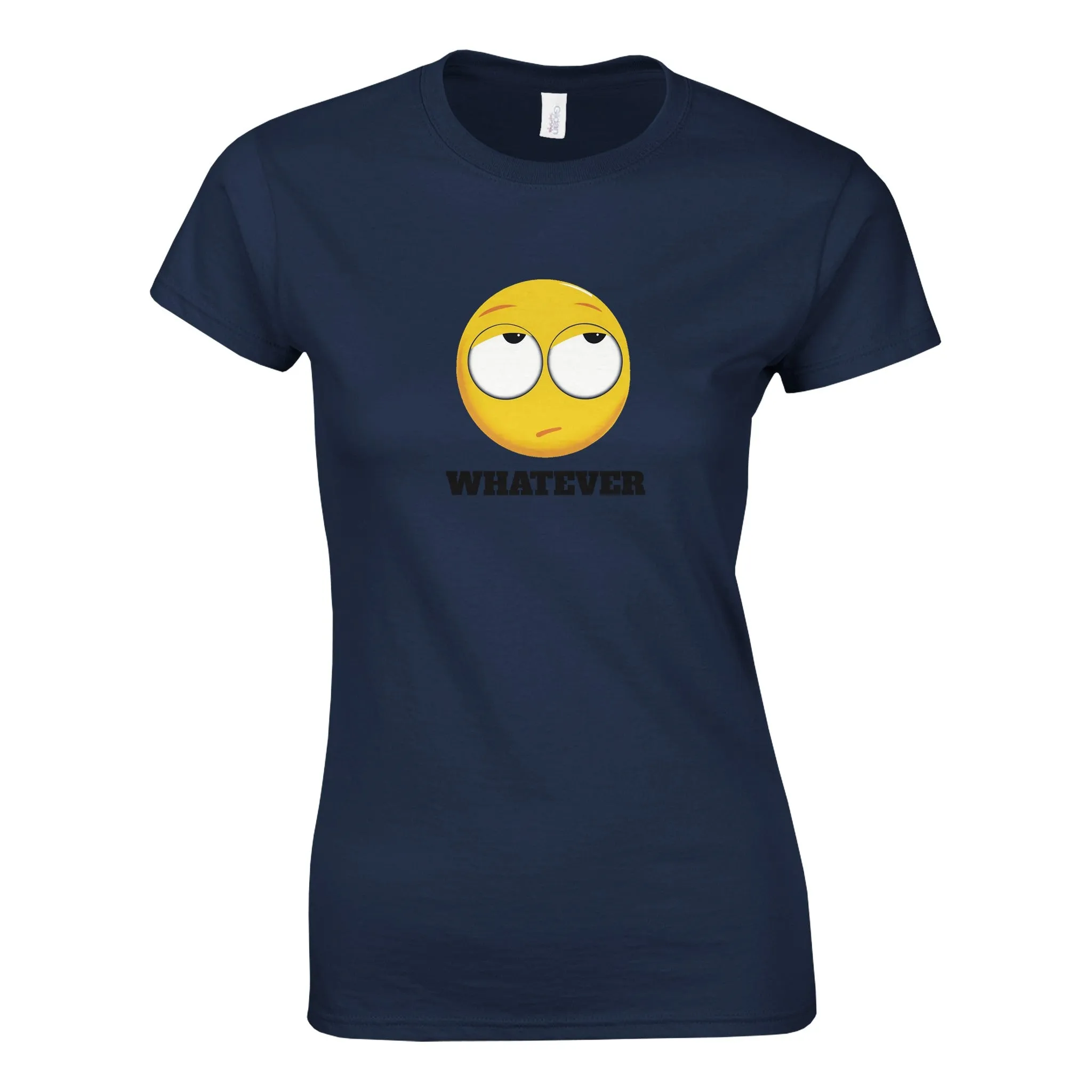 Sjove Emoji T-shirts - Whatever Emoji - Klassik Kvinde T-shirt