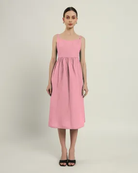 The Haiti Fondant Pink Cotton Dress