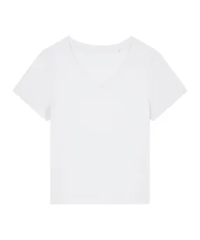 Womens Stella Isla v-neck t-shirt (STTW176) | White